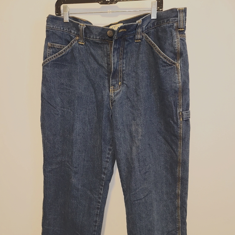Man's Blue Mountained Fleece Lined Carpenter Jeans